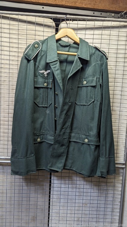 Lost Battalions reproduction Luftwaffe Green Jacket & Trousers,   Size 46-img-21