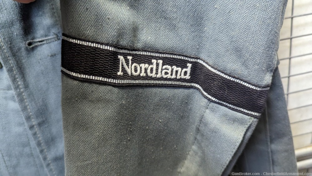 Lost Battalions reproduction SS Gray Nordland Field Blouse   Size 46-img-11
