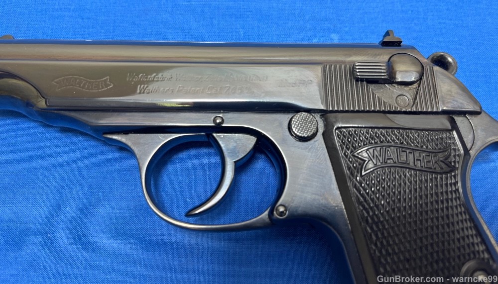 C&R 1944 Walther PP, 7.65mm, 32 ACP, Refinished, Penny Start!-img-4