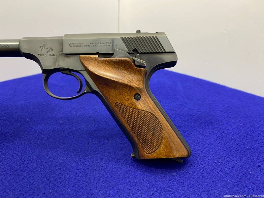 1968 Colt Targetsman 3rd Gen .22LR Blue 6" *CLASSIC SEMI-AUTOMATIC PISTOL*-img-37