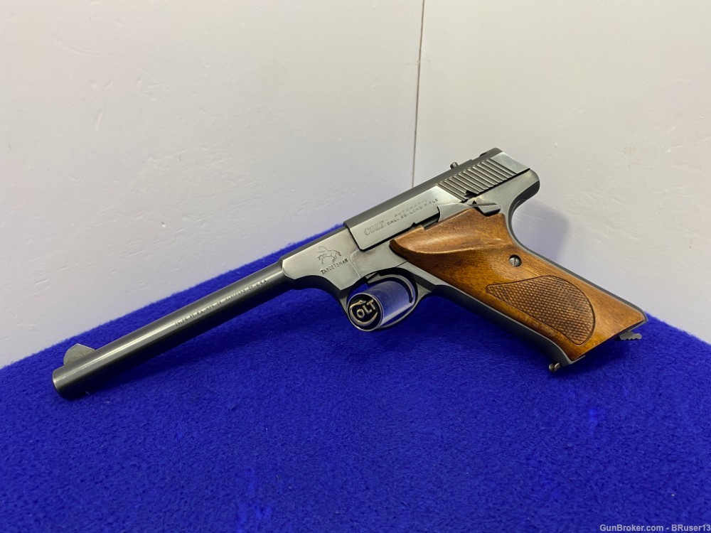 1968 Colt Targetsman 3rd Gen .22LR Blue 6" *CLASSIC SEMI-AUTOMATIC PISTOL*-img-0