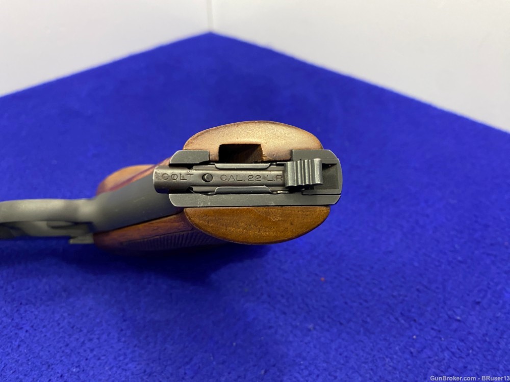 1968 Colt Targetsman 3rd Gen .22LR Blue 6" *CLASSIC SEMI-AUTOMATIC PISTOL*-img-41