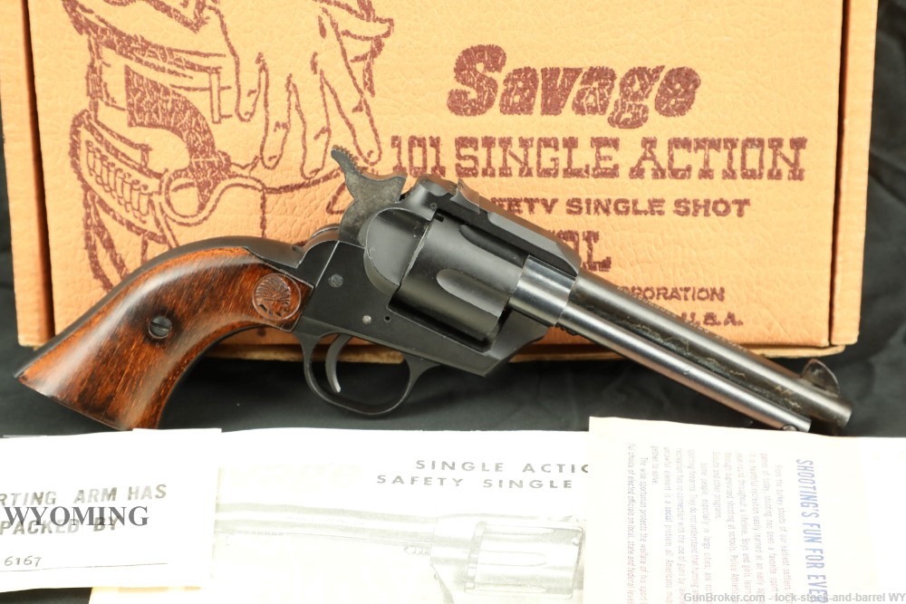 Savage Model 101 SA Safety Single Shot 6” .22LR Break Action C&R-img-0