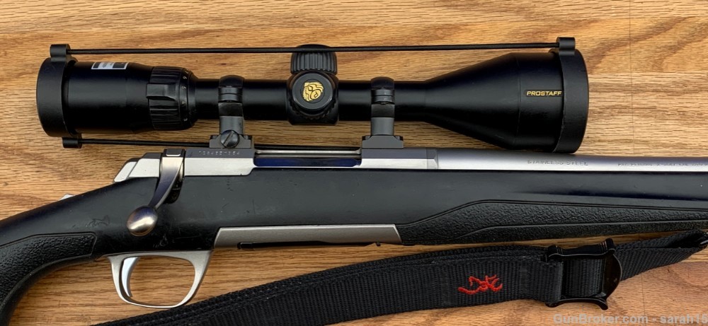 BROWNING STAINLESS X-BOLT ALL-WEATHER W/ NIKON PROSTAFF .270 WINCHESTER-img-13