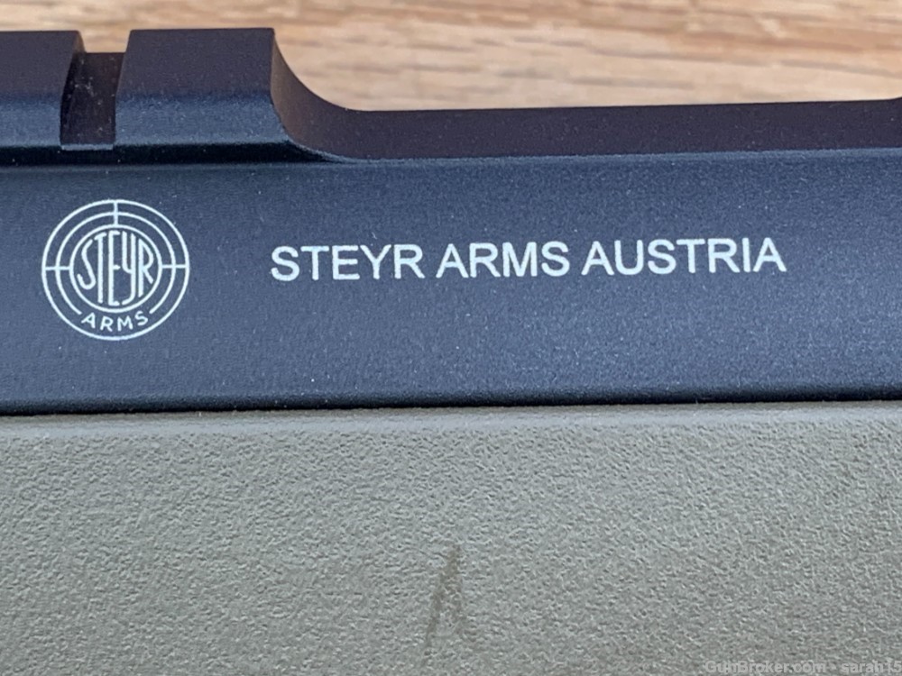 STEYR ARMS MAN SCOUT .223 REM RARE OD GREEN ORIGINAL BOX THREADED BARREL-img-8