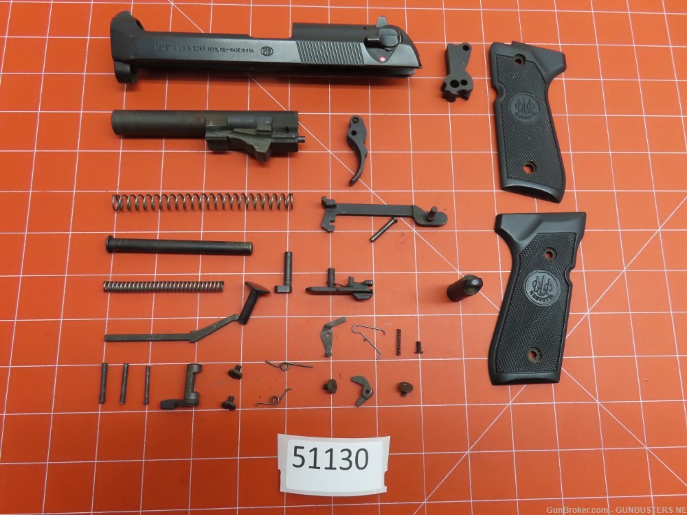 Beretta model 92 FS 9mm Repair Parts #51130-img-0