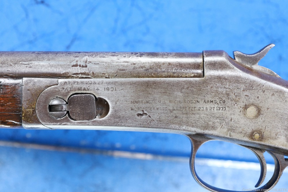 HARRINGTON & RICHARDSON SINGLE SHOT MODEL 1905 (?) 44 CAL SHOTGUN 44XL C&R-img-10