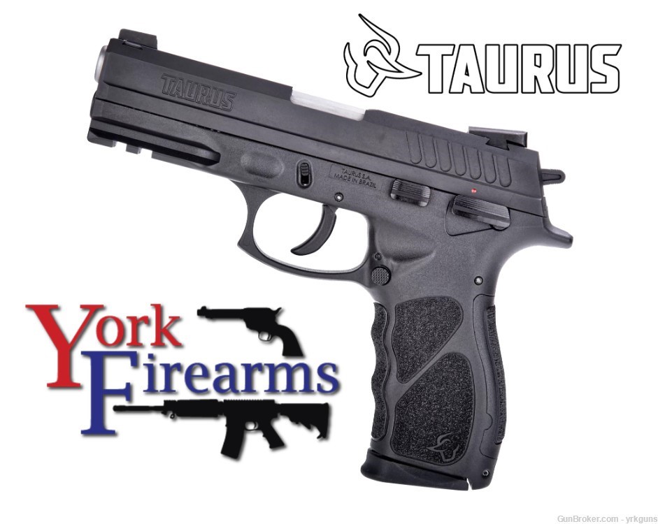 Taurus TH 40 40S&W Black 10rd 2Mag Handgun NEW 1-TH40041-10-img-0