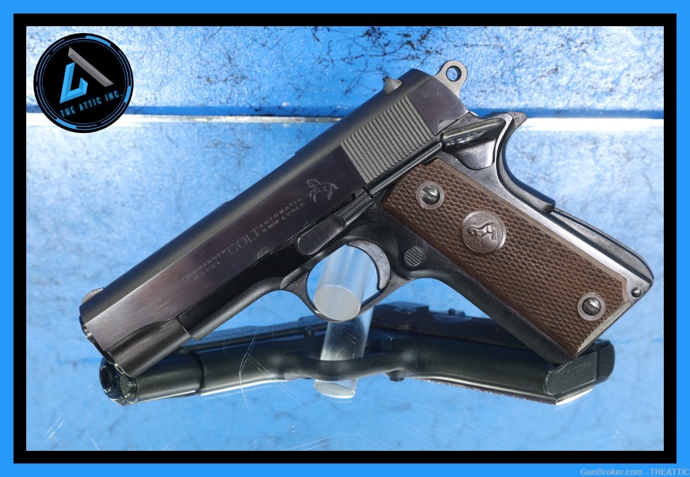 COLT COMMANDER LIGHTWEIGHT 9MM 1911 C&R ELIGIBLE-img-0