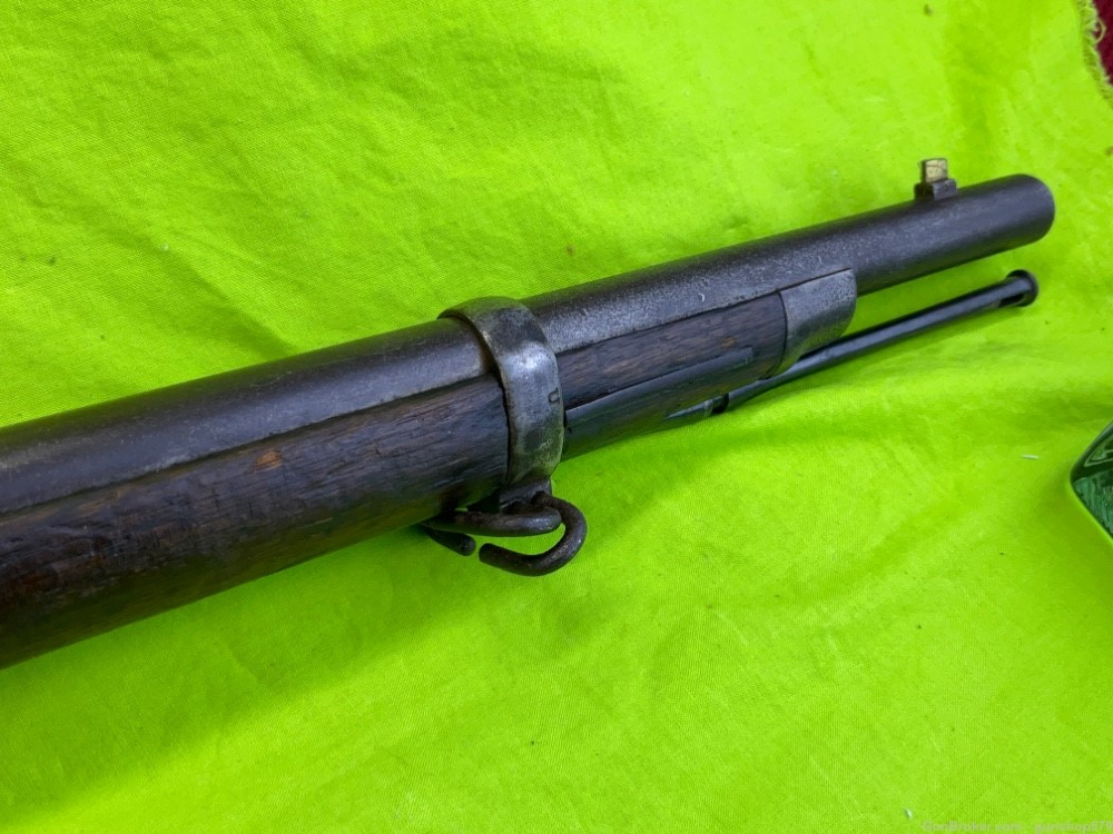 Springfield Armory 1873 Trap Door Rifle 45-70 Govt Rack Marked Antique US-img-12