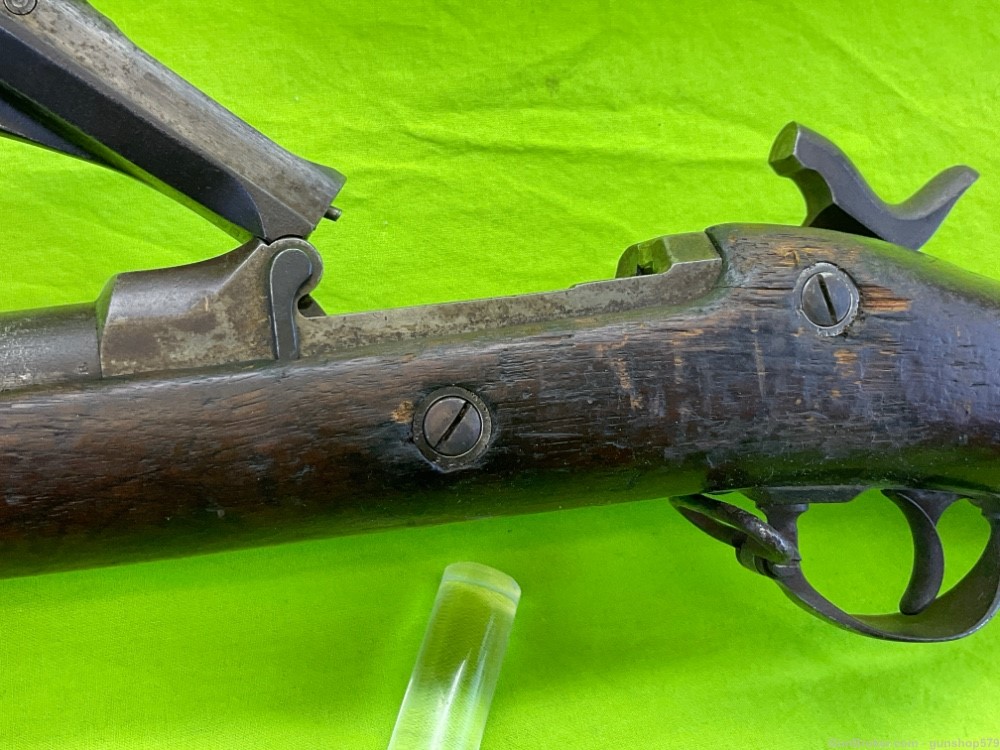 Springfield Armory 1873 Trap Door Rifle 45-70 Govt Rack Marked Antique US-img-20