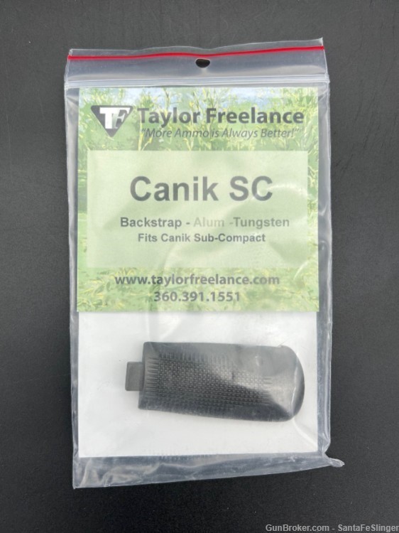 Taylor Freelance Backstrap for Canik TP9 Elite SC - Aluminum Tungsten Color-img-2
