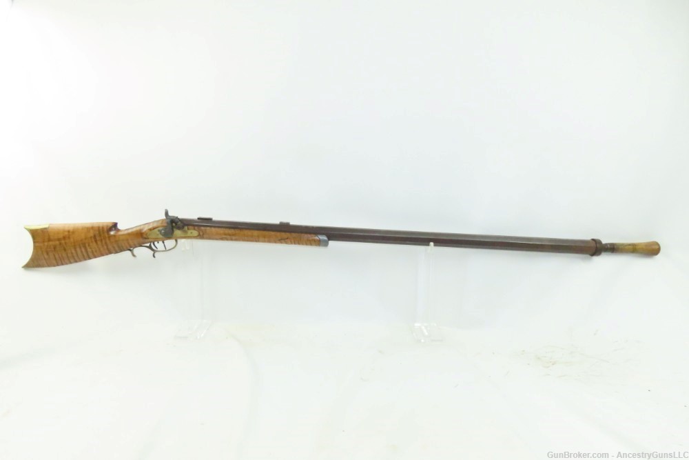 S. SMITH Signed PA Rifle Works Half-Stock .45 Percussion TARGET  LONG RIFLE-img-1