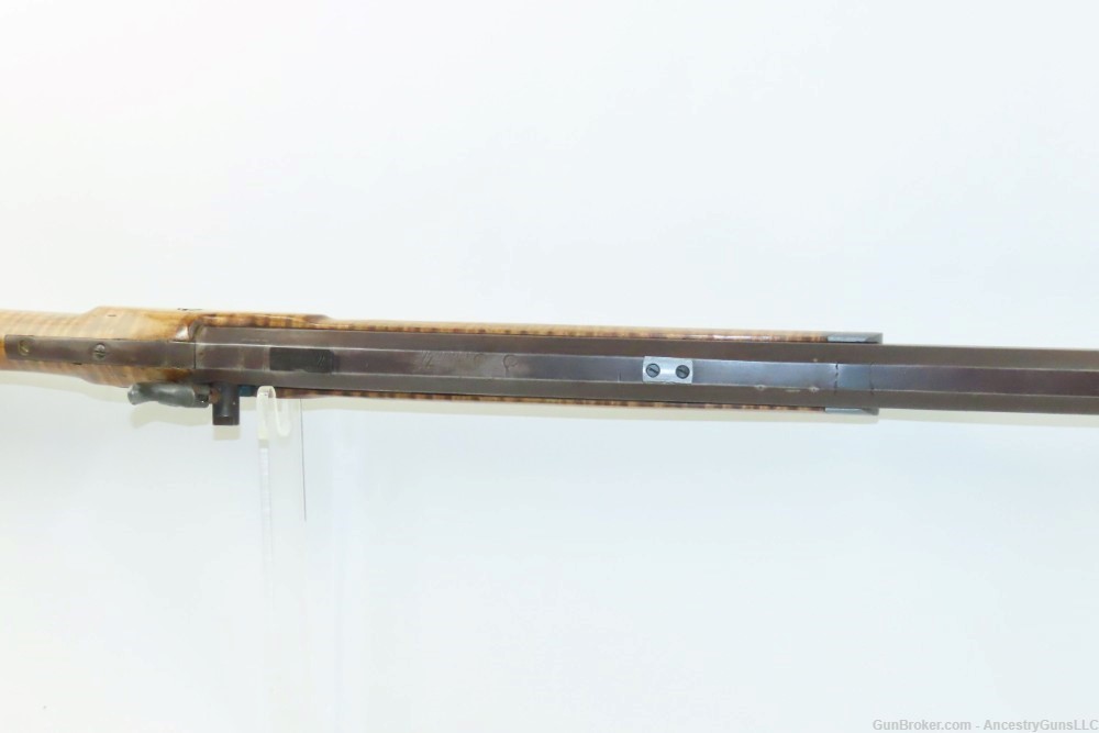S. SMITH Signed PA Rifle Works Half-Stock .45 Percussion TARGET  LONG RIFLE-img-12