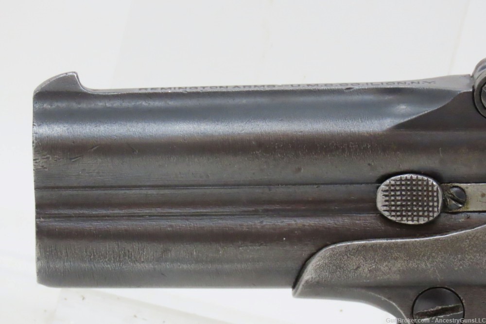 REMINGTON ARMS-U.M.C. Double DERINGER Type III .41 RF C&R Pistol OVER/UNDER-img-4