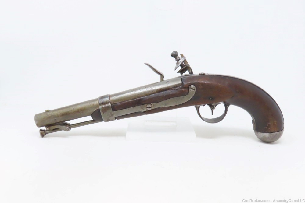 MEXICAN-AMERICAN WAR Era Antique R. JOHNSON U.S. M1836 .54 FLINTLOCK Pistol-img-16