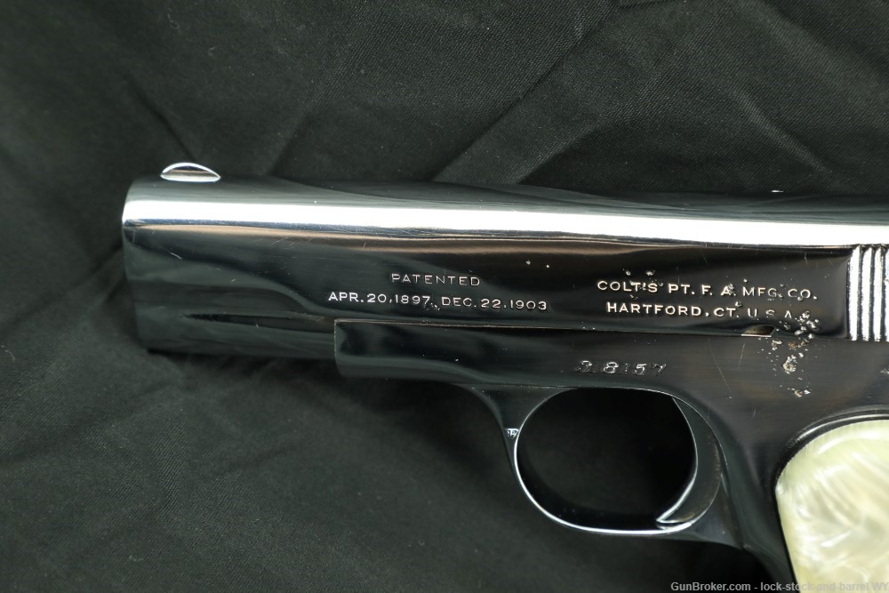 Colt Model 1903 Pocket Hammerless Pistol .32 ACP Semi-Auto, 1919 C&R Rare-img-16