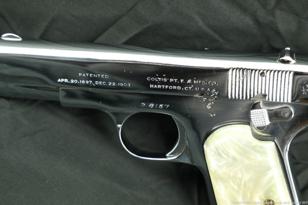 Colt Model 1903 Pocket Hammerless Pistol .32 ACP Semi-Auto, 1919 C&R Rare-img-19