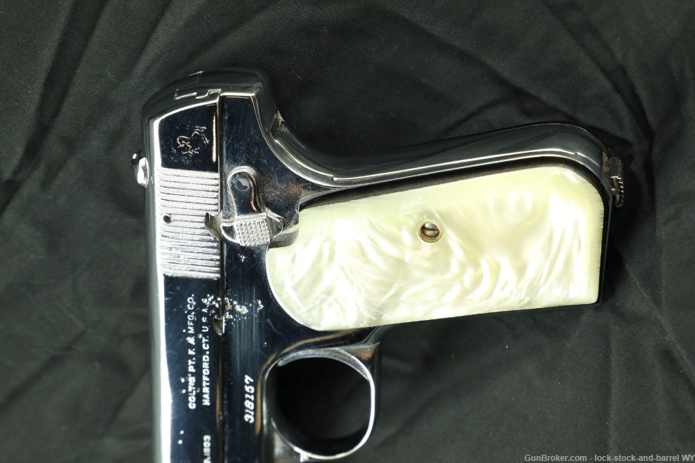Colt Model 1903 Pocket Hammerless Pistol .32 ACP Semi-Auto, 1919 C&R Rare-img-7