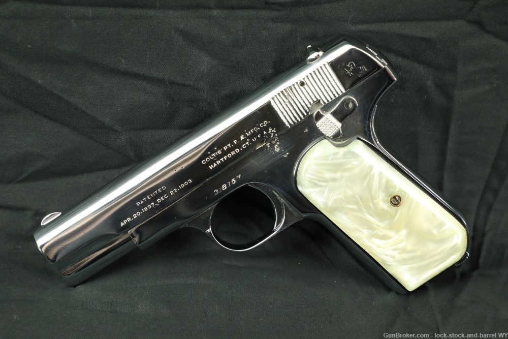 Colt Model 1903 Pocket Hammerless Pistol .32 ACP Semi-Auto, 1919 C&R Rare-img-5