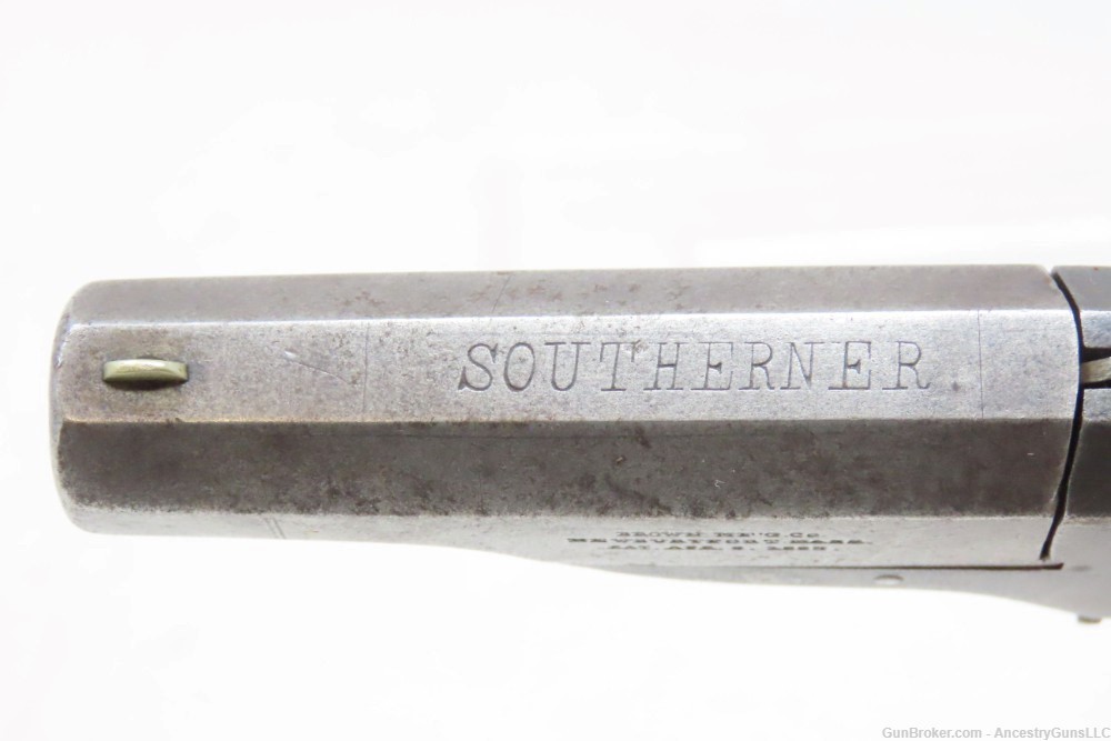 Antique BROWN MANUFACTURING Co. .41 Caliber “SOUTHERNER” SS Deringer Pistol-img-7