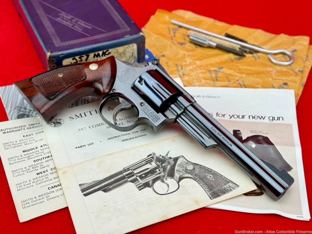 1979 Smith & Wesson 19-4 Blue 6" 357 Magnum - Collector Grade / Complete!-img-5