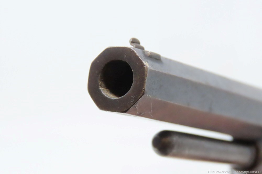 Engraved CIVIL WAR Antique BACON Removable Trigger Guard POCKET Revolver   -img-9