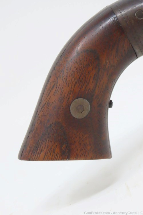 Engraved CIVIL WAR Antique BACON Removable Trigger Guard POCKET Revolver   -img-14