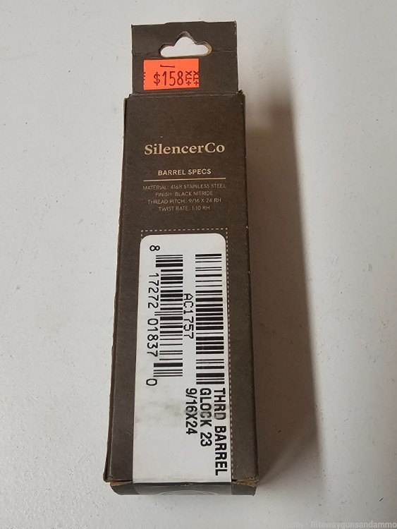 SilencerCo Threaded Barrel Glock 23 9/16x24 AC1757-img-1