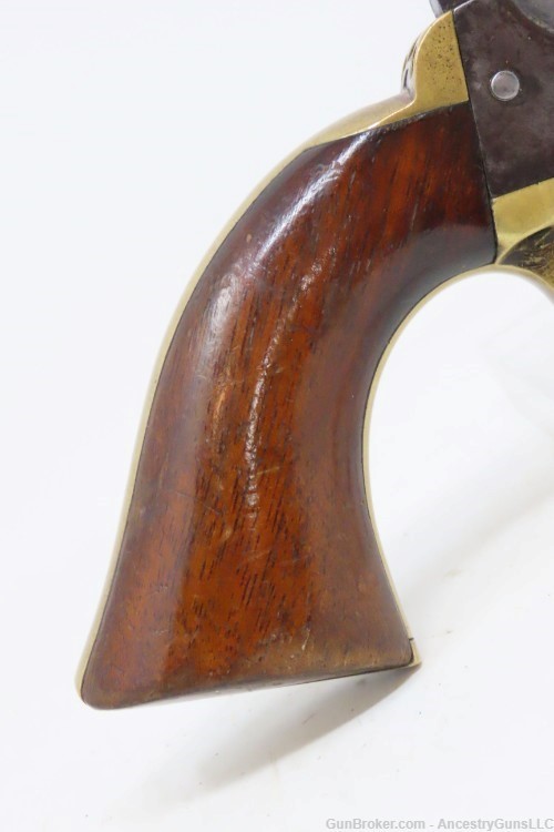 1862 COLT Antique CIVIL WAR .31 Percussion M1849 POCKET Revolver w/HOLSTER -img-20