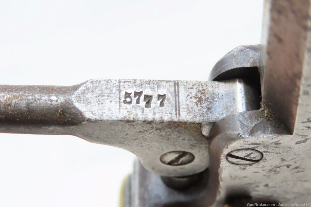 1862 COLT Antique CIVIL WAR .31 Percussion M1849 POCKET Revolver w/HOLSTER -img-18