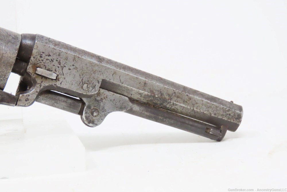 1862 COLT Antique CIVIL WAR .31 Percussion M1849 POCKET Revolver w/HOLSTER -img-22