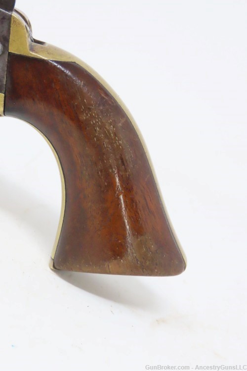 1862 COLT Antique CIVIL WAR .31 Percussion M1849 POCKET Revolver w/HOLSTER -img-4