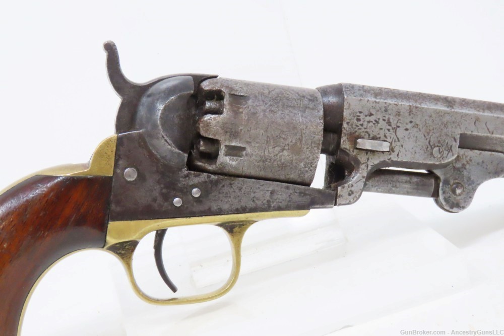 1862 COLT Antique CIVIL WAR .31 Percussion M1849 POCKET Revolver w/HOLSTER -img-21
