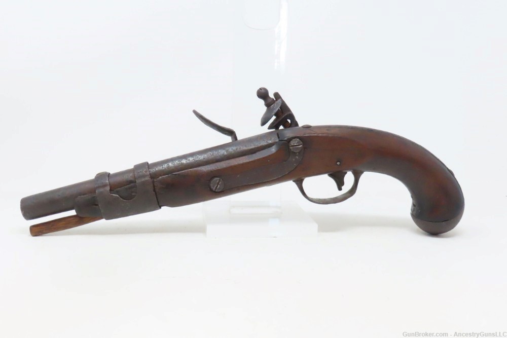 Antique SIMEON NORTH U.S. M1816 .54 Military FLINTLOCK Pistol KIT CARSON   -img-15