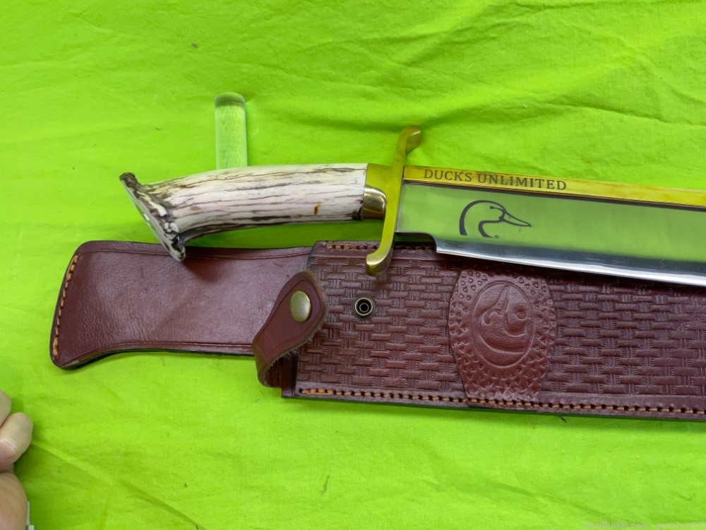 Ducks Unlimited 2023 - 24 Commemorative Big Bowie Knife 14 In Blade 2 Pound-img-16