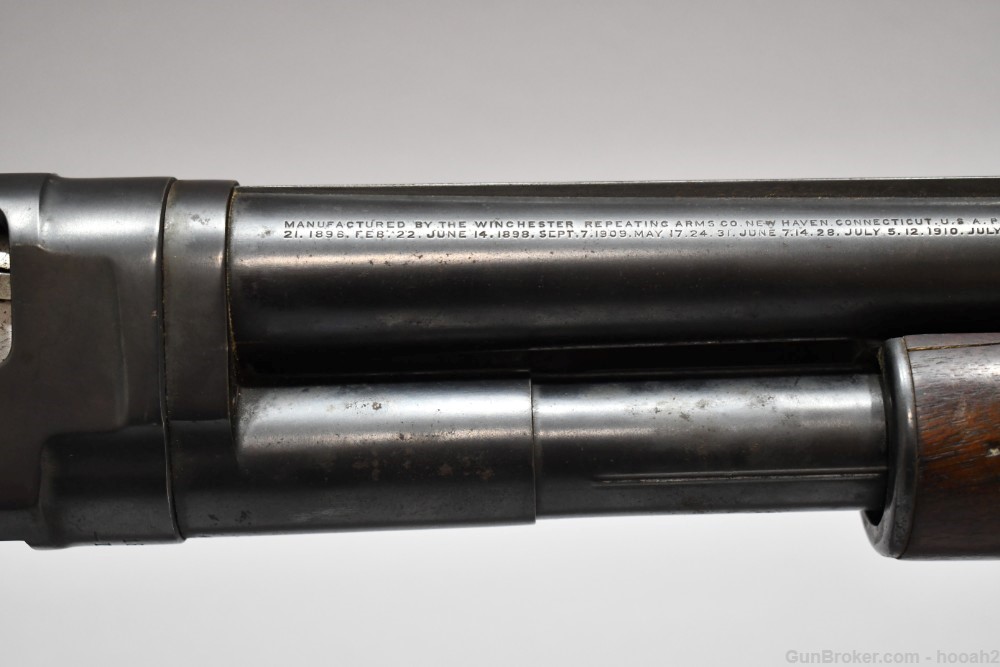 Winchester Model 1912 Black Diamond Pump Shotgun 12 G Inscribed 1917 READ-img-5