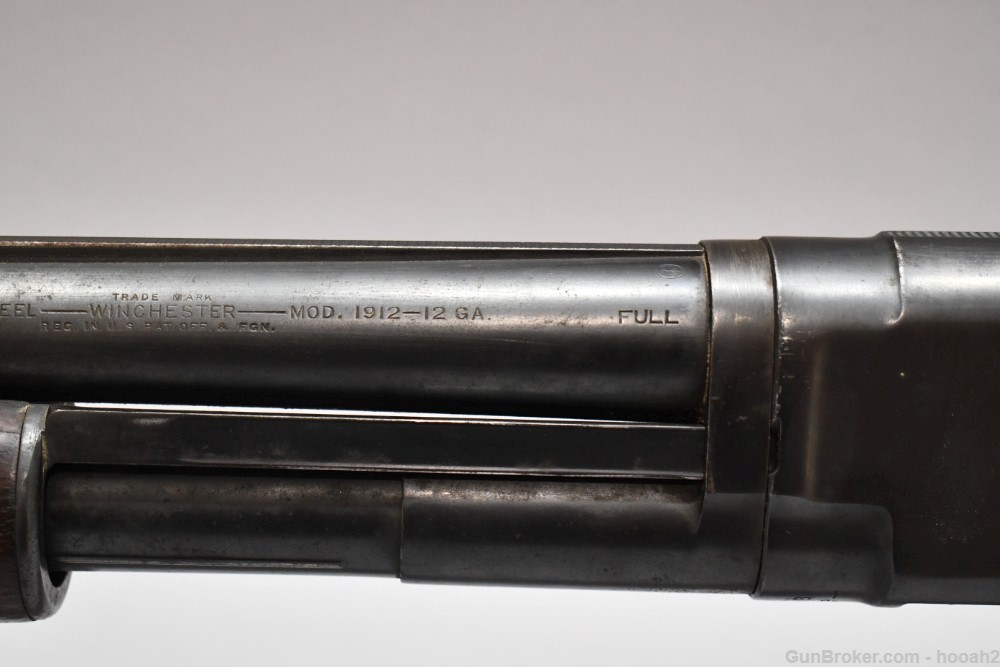 Winchester Model 1912 Black Diamond Pump Shotgun 12 G Inscribed 1917 READ-img-14
