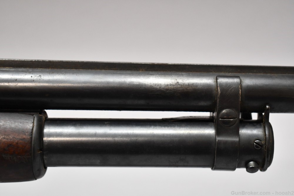 Winchester Model 1912 Black Diamond Pump Shotgun 12 G Inscribed 1917 READ-img-7