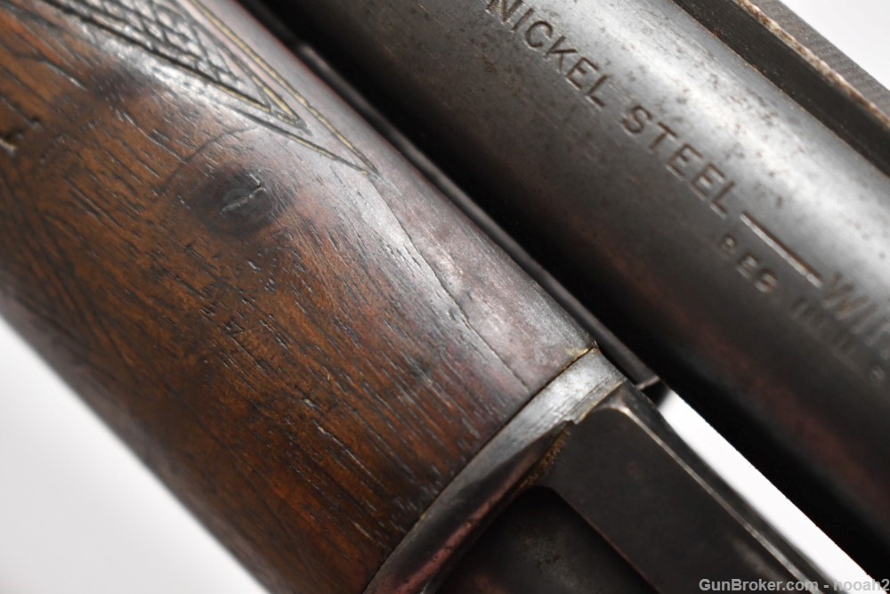 Winchester Model 1912 Black Diamond Pump Shotgun 12 G Inscribed 1917 READ-img-48