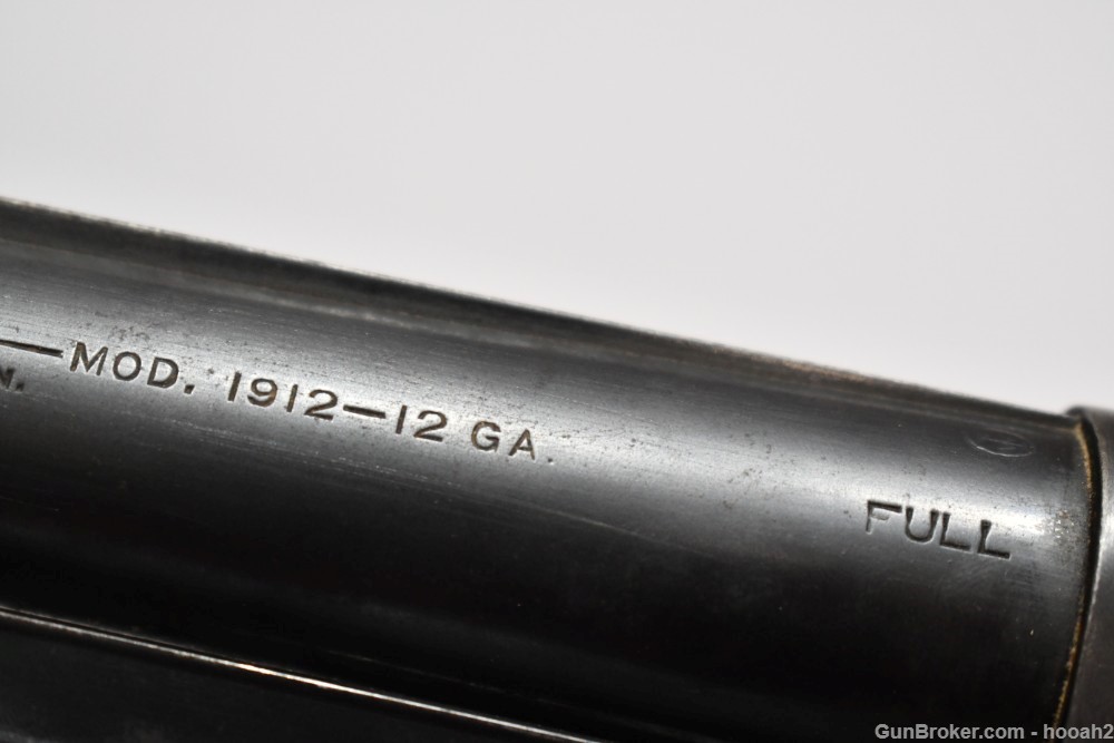Winchester Model 1912 Black Diamond Pump Shotgun 12 G Inscribed 1917 READ-img-42
