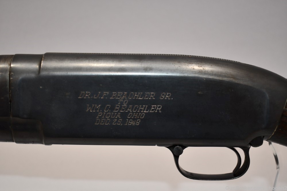 Winchester Model 1912 Black Diamond Pump Shotgun 12 G Inscribed 1917 READ-img-13