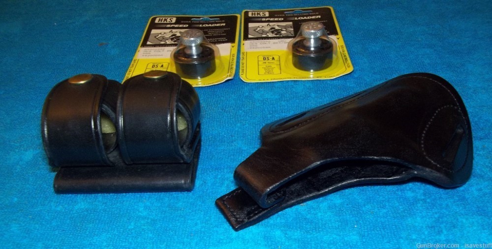 COLT Detective Special PACKAGE NOS Strong R/H Holster Hume Carrier & 2 DS-A-img-7