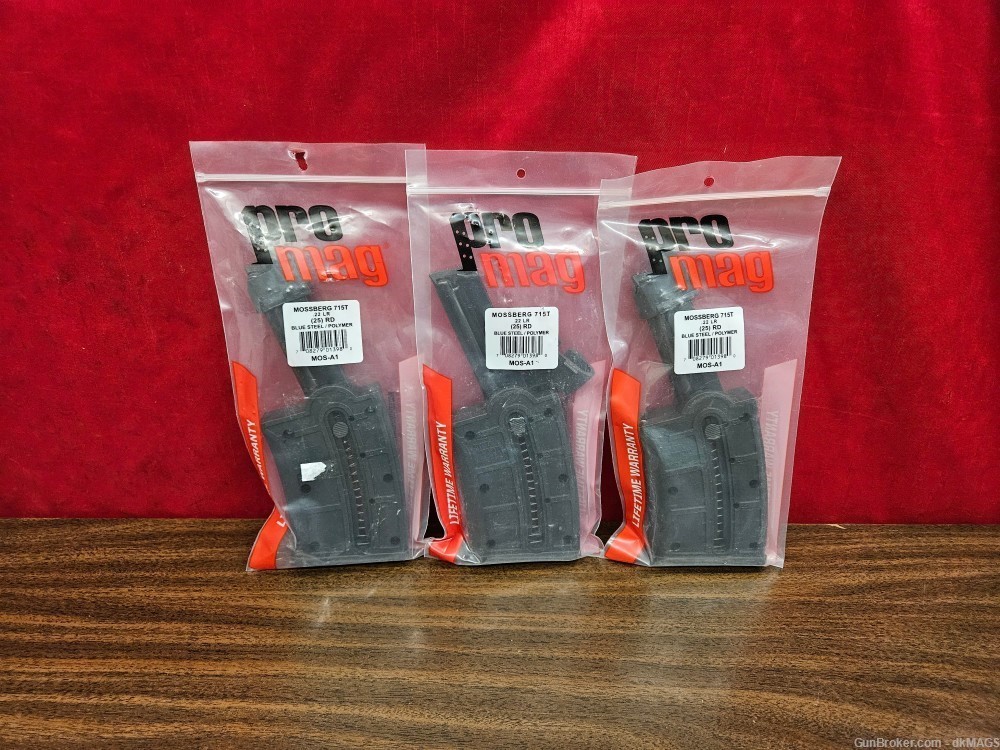 3 ProMag Mossberg 715T .22 Long Rifle 25 Round Magazines MOS-A1 -img-0