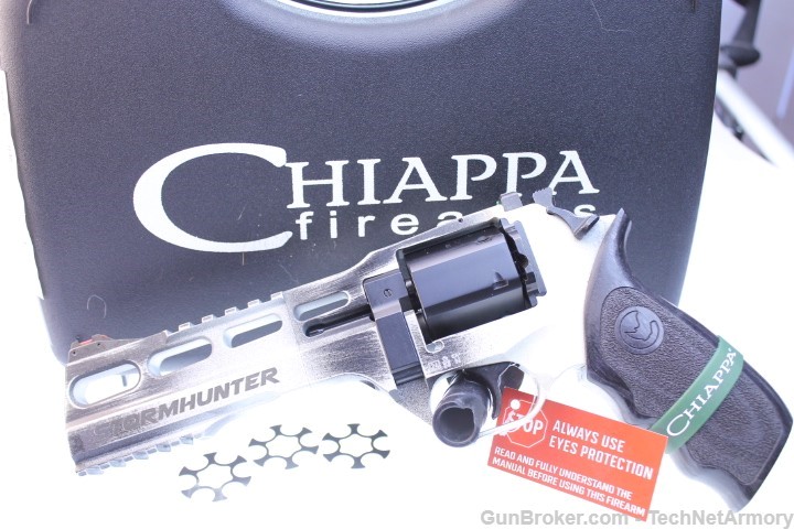 Chiappa Rhino 60DS Stormhunter .357MAG 6" 340.334 Nickel Black Walnut Fiber-img-2