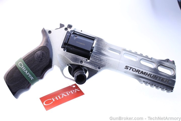 Chiappa Rhino 60DS Stormhunter .357MAG 6" 340.334 Nickel Black Walnut Fiber-img-5
