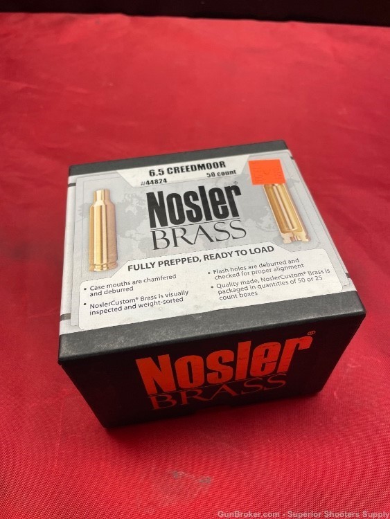 Nosler Brass (New) - 6.5 Creedmoor-img-0
