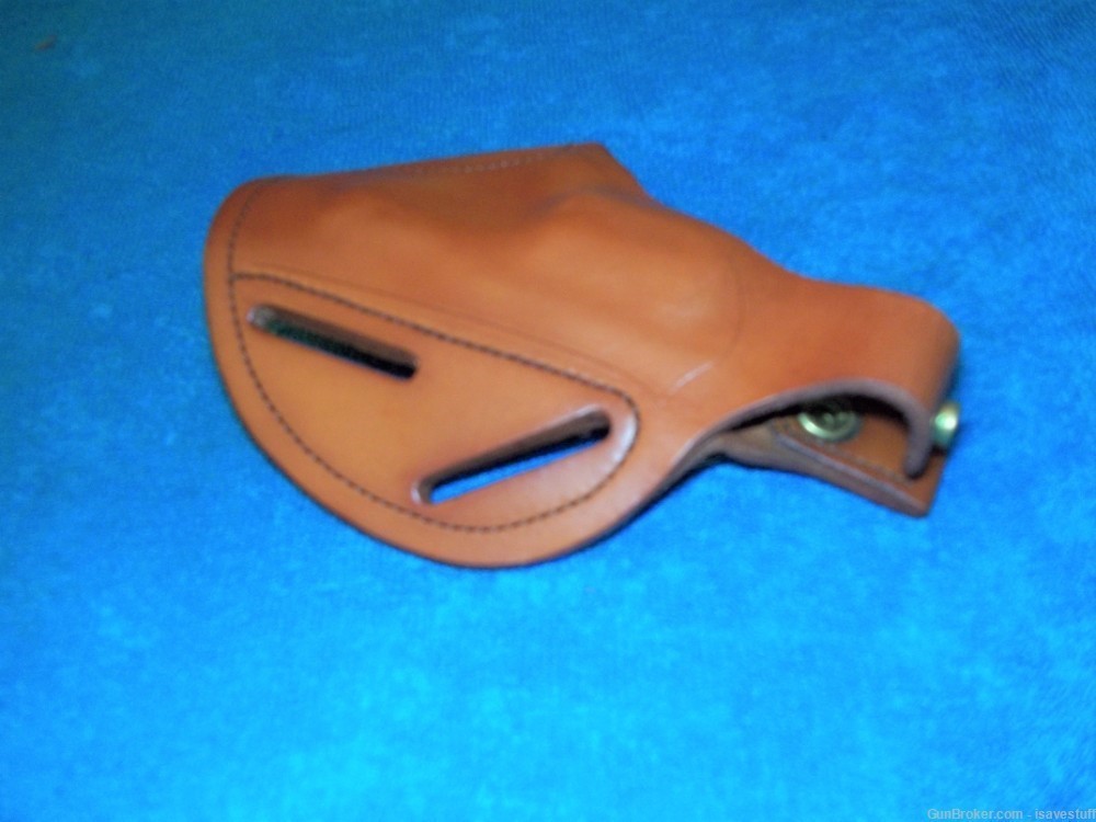 NOS Dual Cant Multi Use R/H STRONG Leather Holster Colt Detective Special-img-5