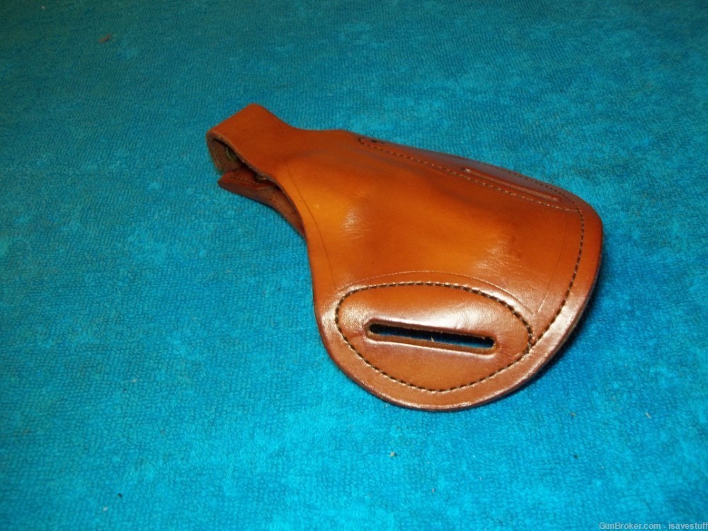 NOS Dual Cant Multi Use R/H STRONG Leather Holster Colt Detective Special-img-6