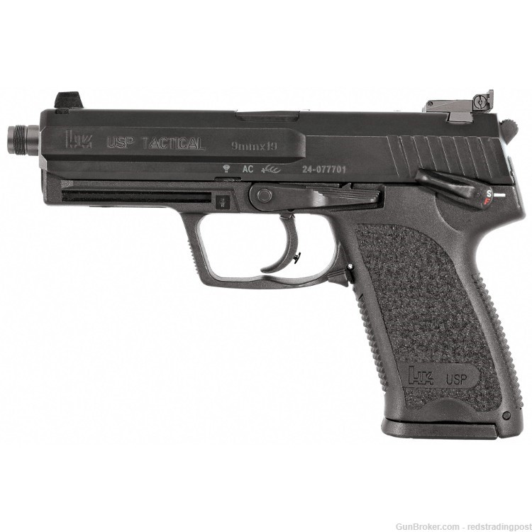 Heckler & Koch USP Tactical V1 4.86" Threaded 9mm Semi Auto Pistol 81000347-img-0